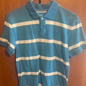 Aeropostale Polo Shirt Light Blue Size S